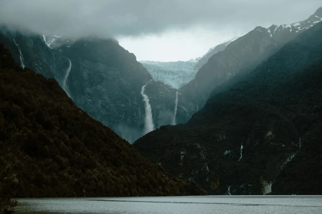 Ventisquero Colgante, Hanging Glacier in Aysén Region, Chile