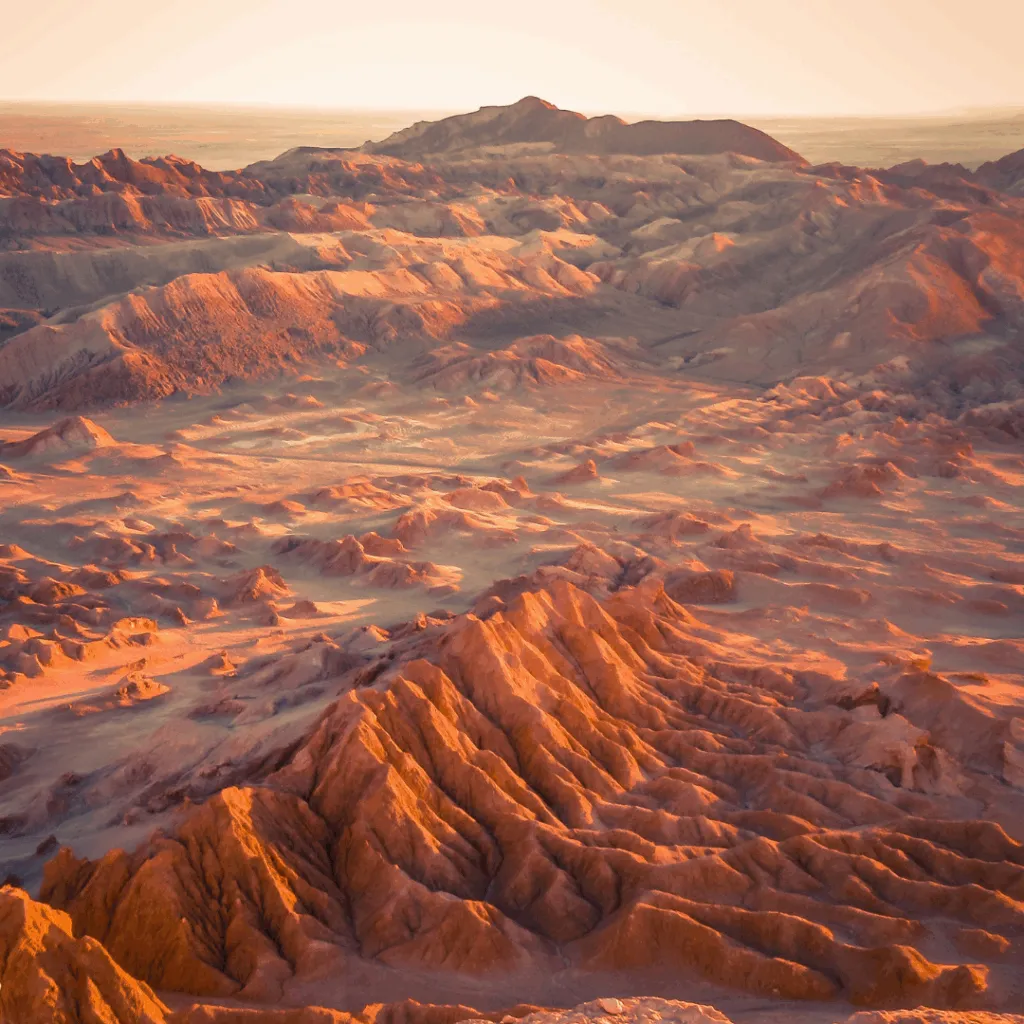 Lunar landscapes at Atacama Desert