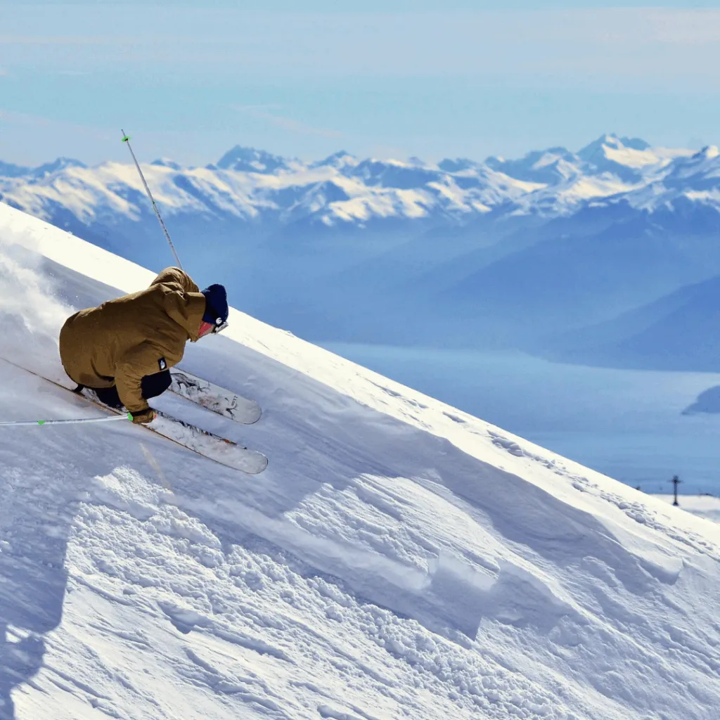 skiing in patagonia, chile